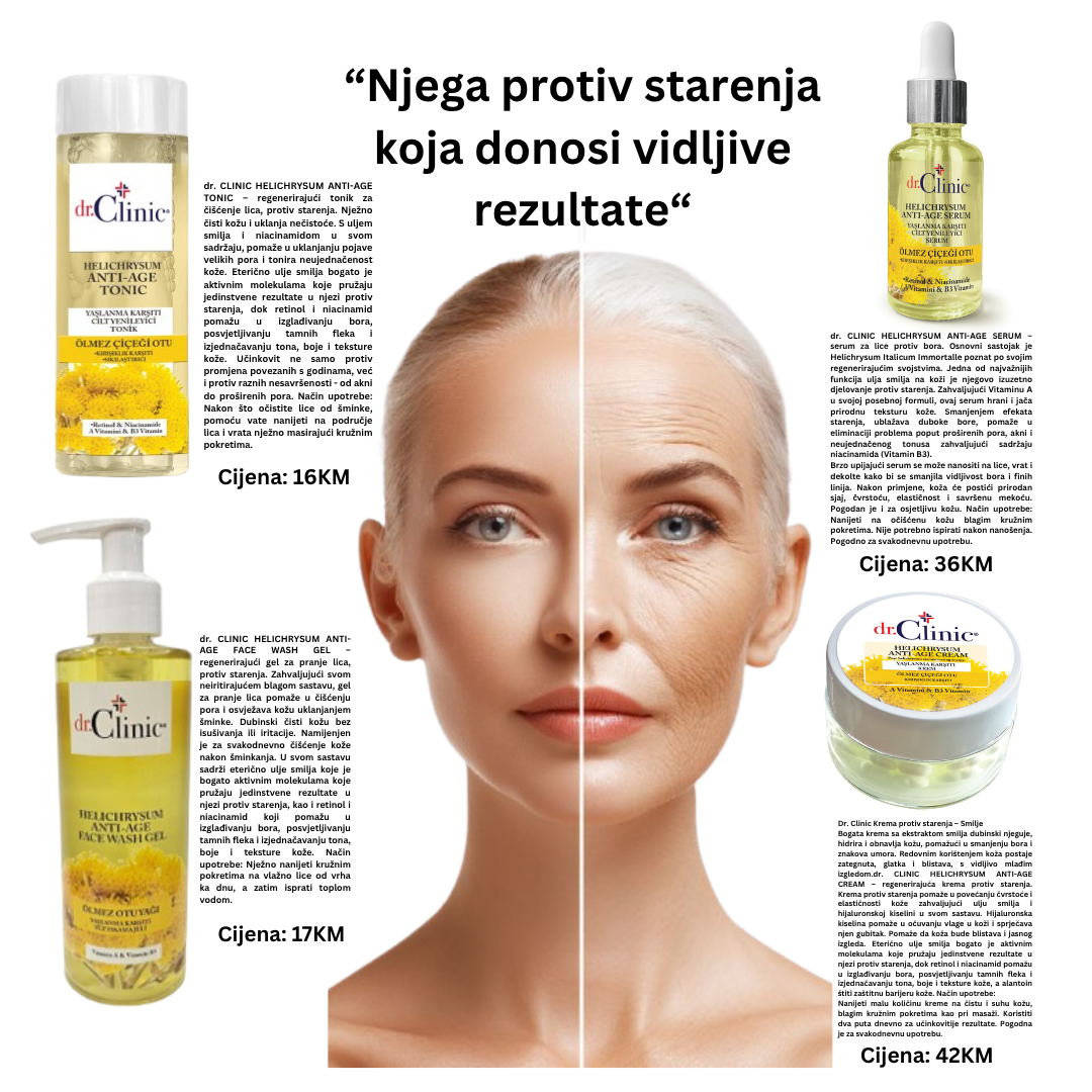 Helichrysum anti-age cream Razlika je vidljiva